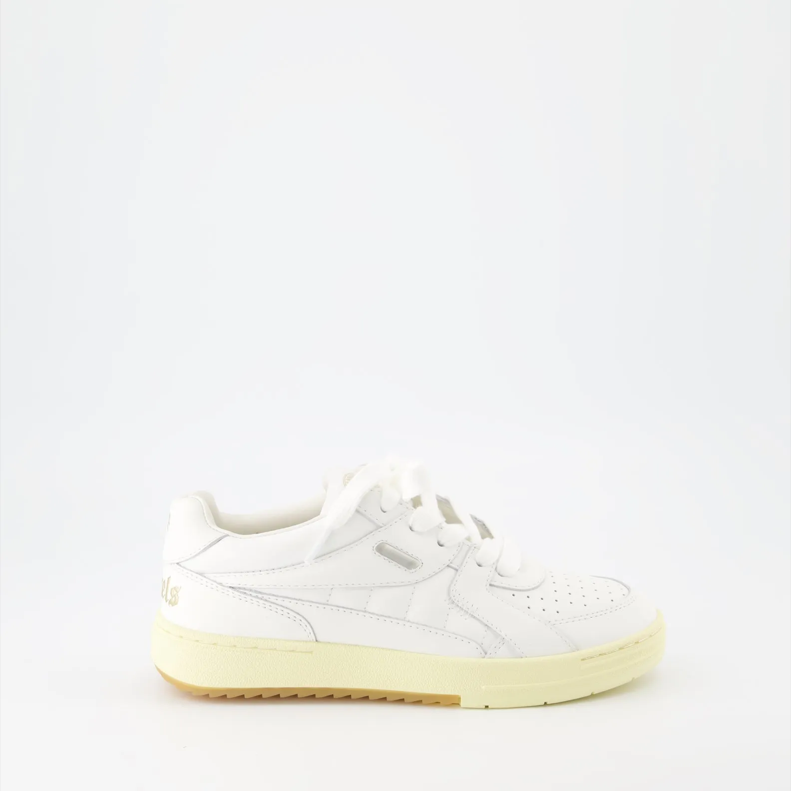 White Leather Sneakers Palm University