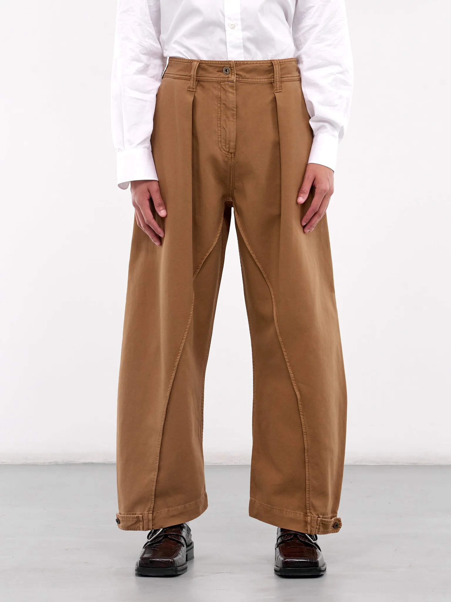 Wide Leg Trousers (TR0381-PG1587-CARAMEL)