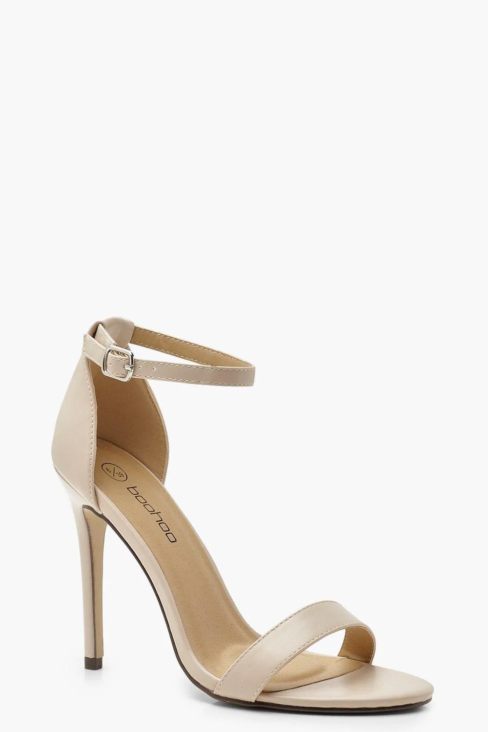 Wide Width Stiletto Barely There Heels