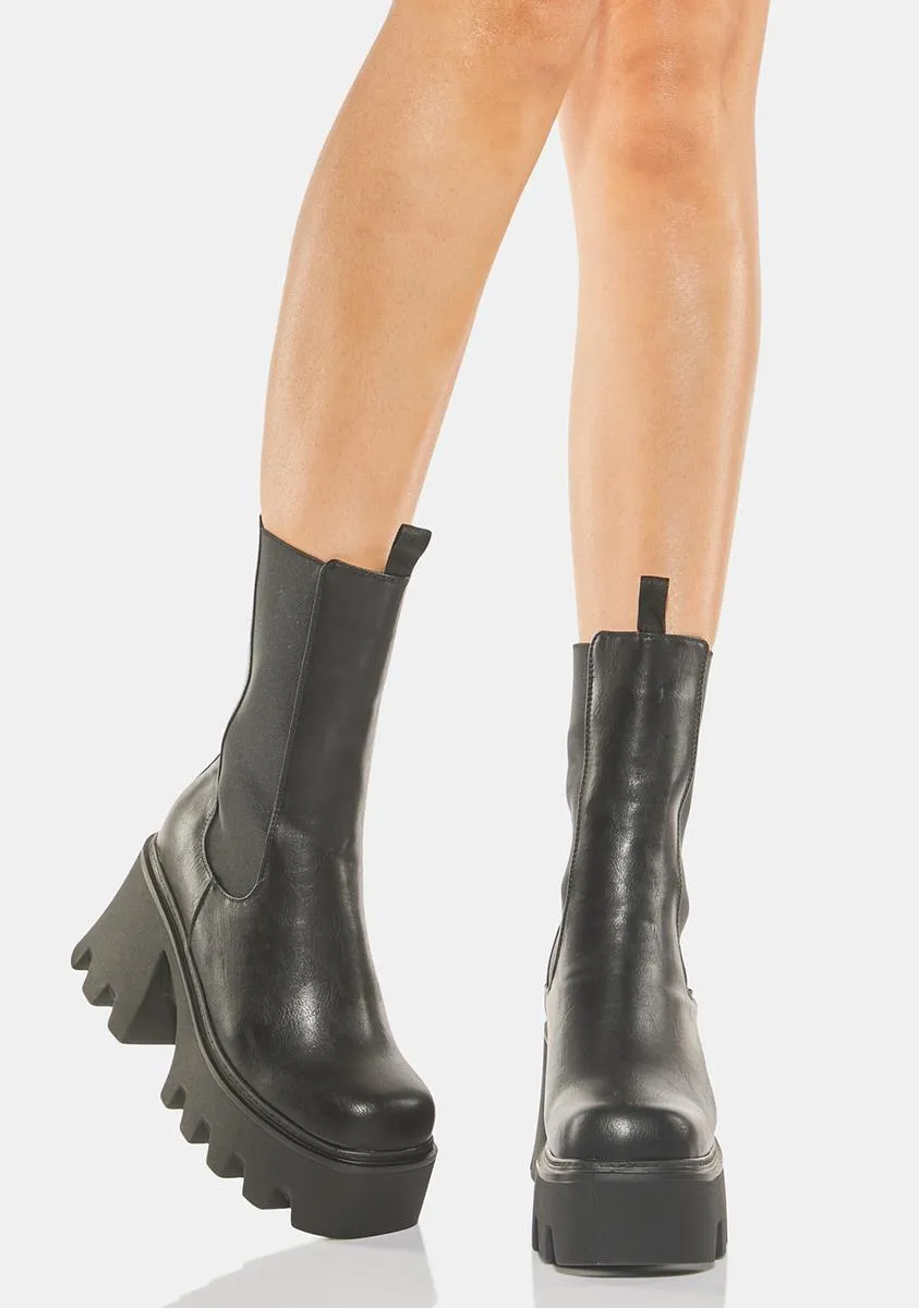 Wipe Out edgy platform boots