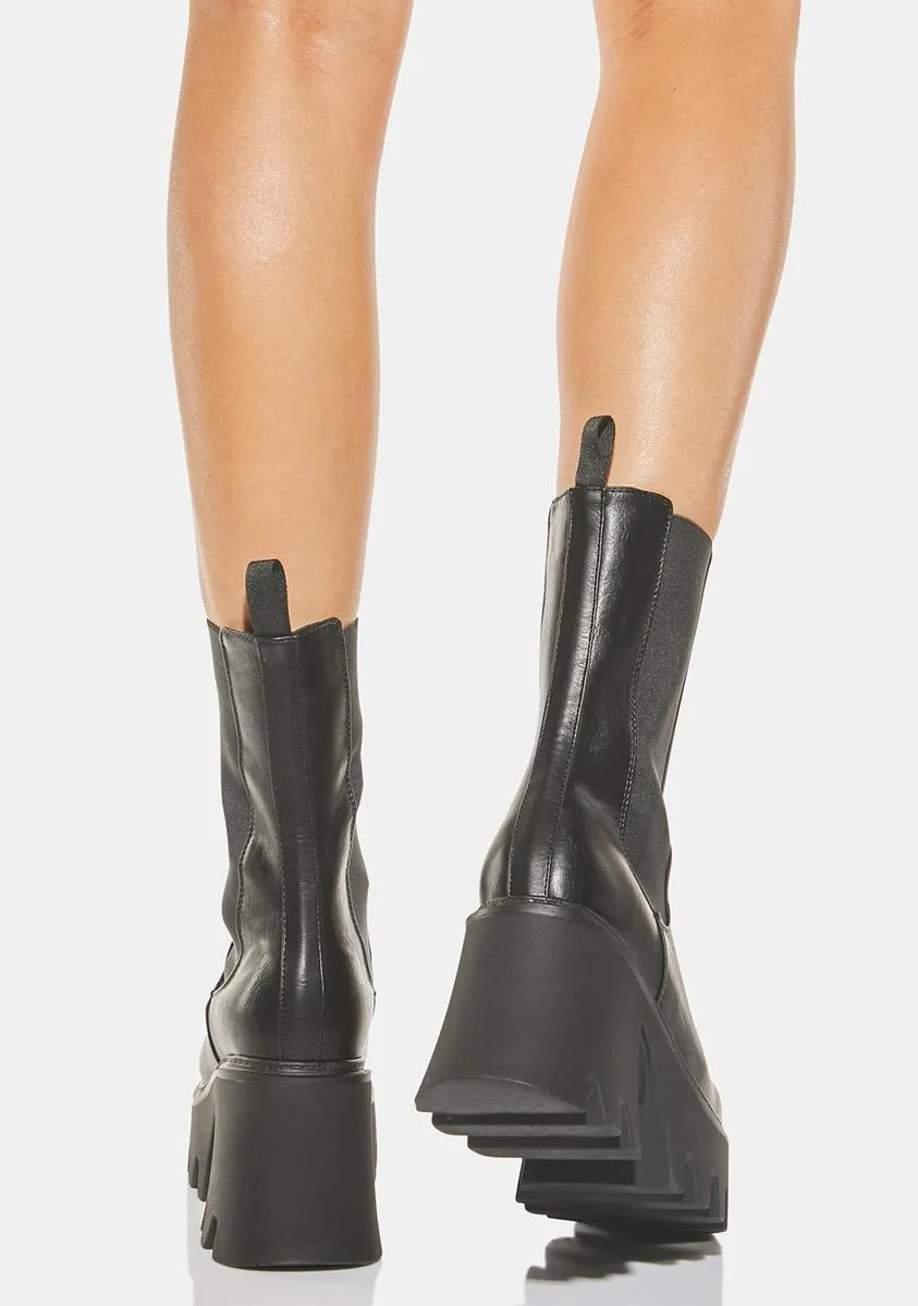 Wipe Out edgy platform boots