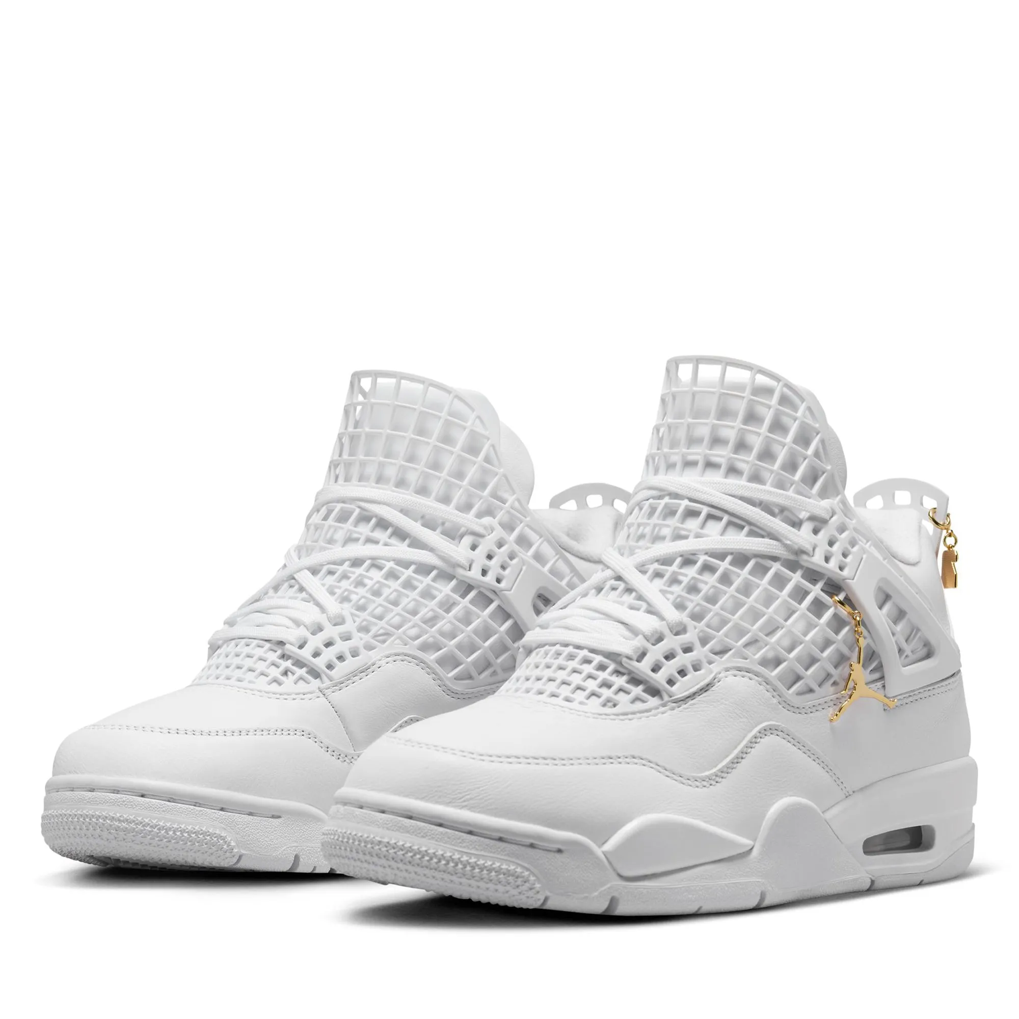 Women's Air Jordan 4 Net - White/Phantom