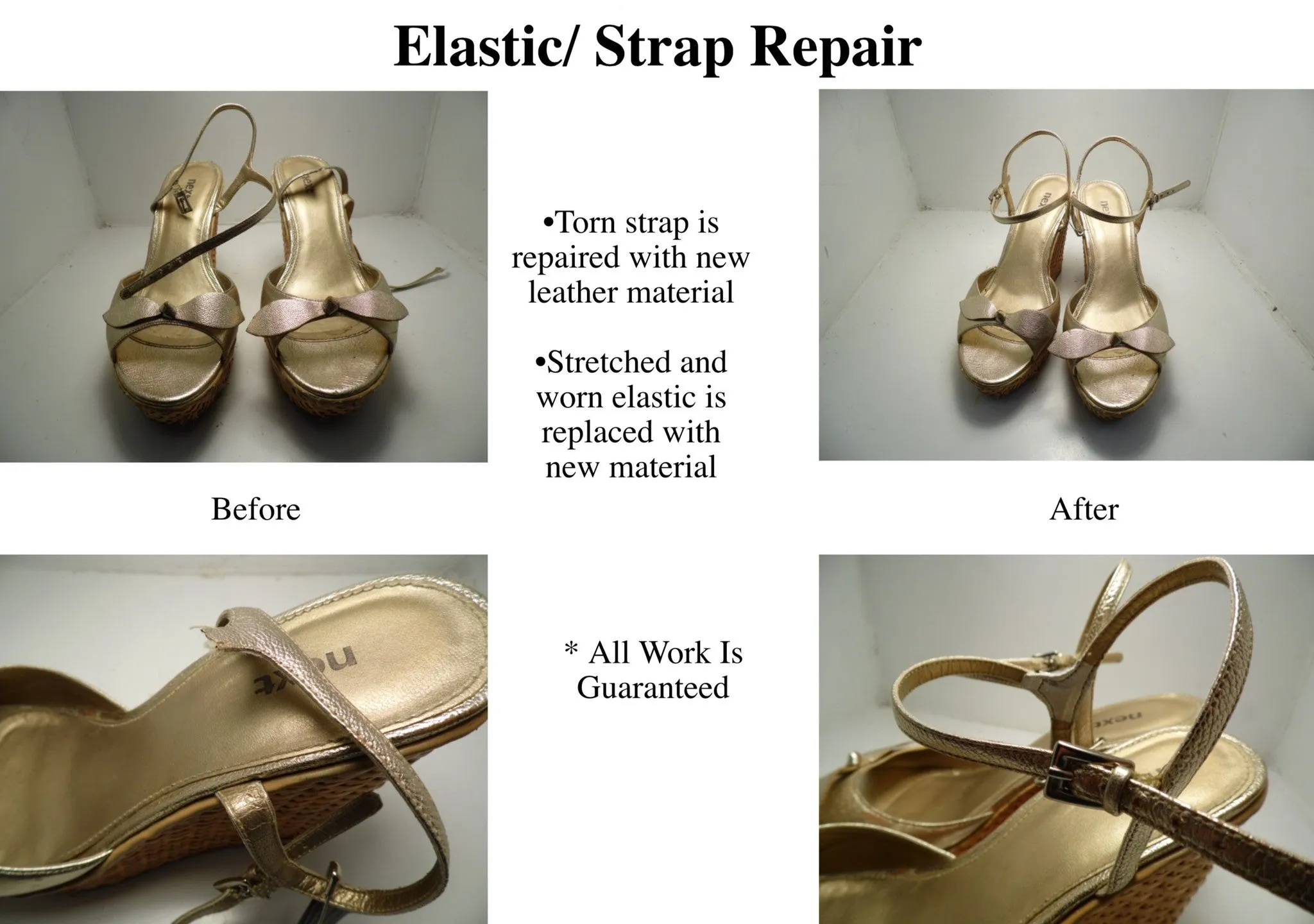 Women's Elastic and Strap Replacement