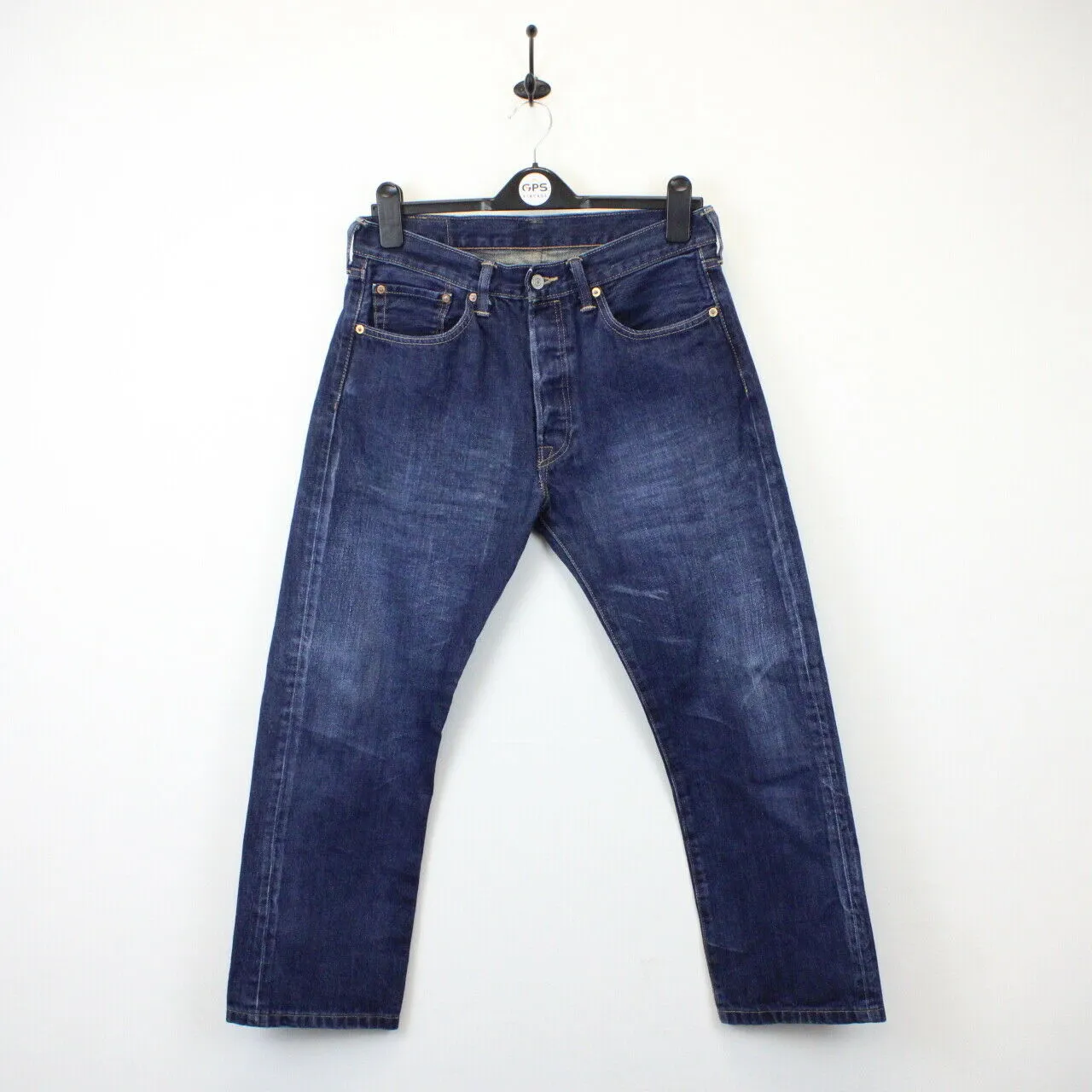 Womens LEVIS 501 Jeans Dark Blue | W32 L26