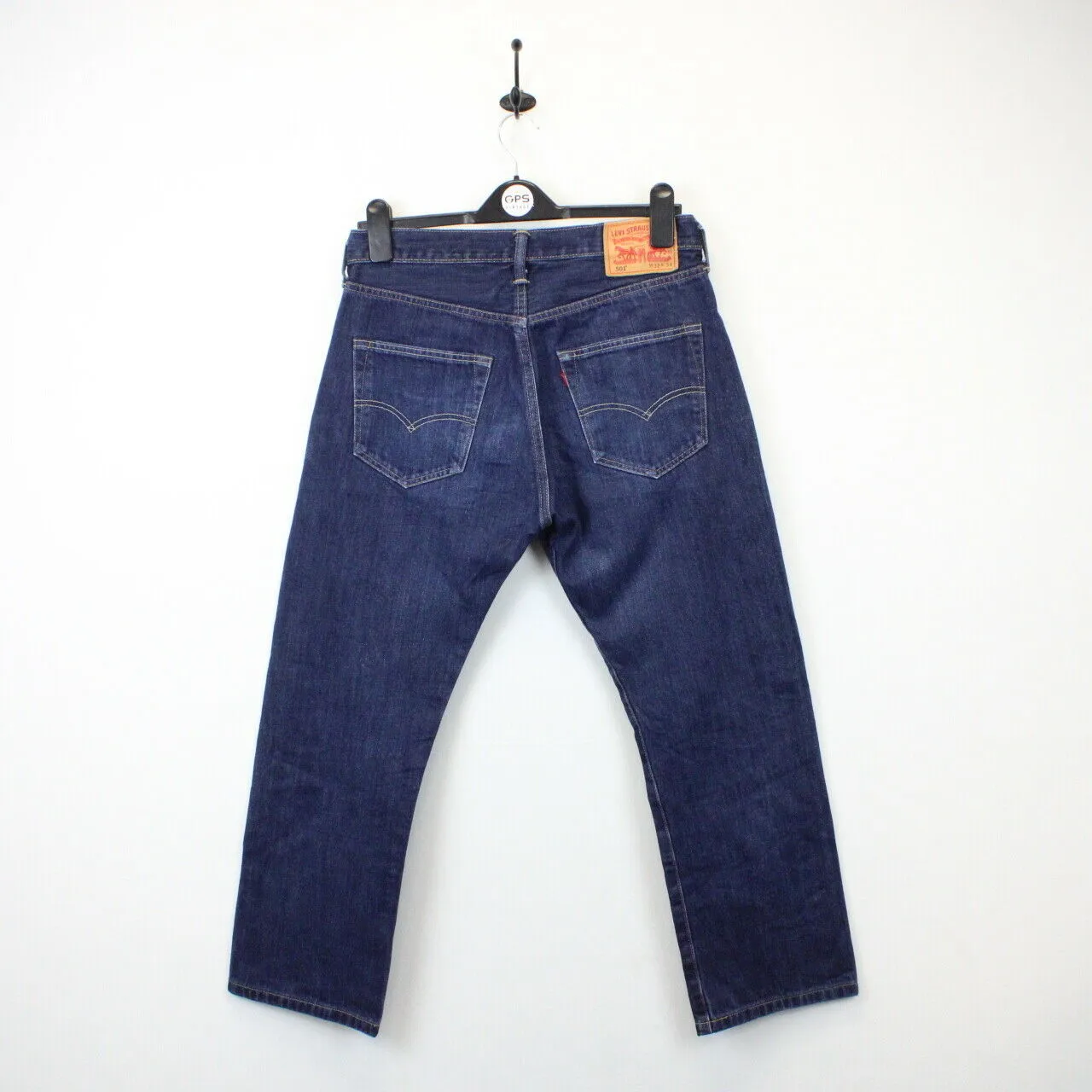 Womens LEVIS 501 Jeans Dark Blue | W32 L26