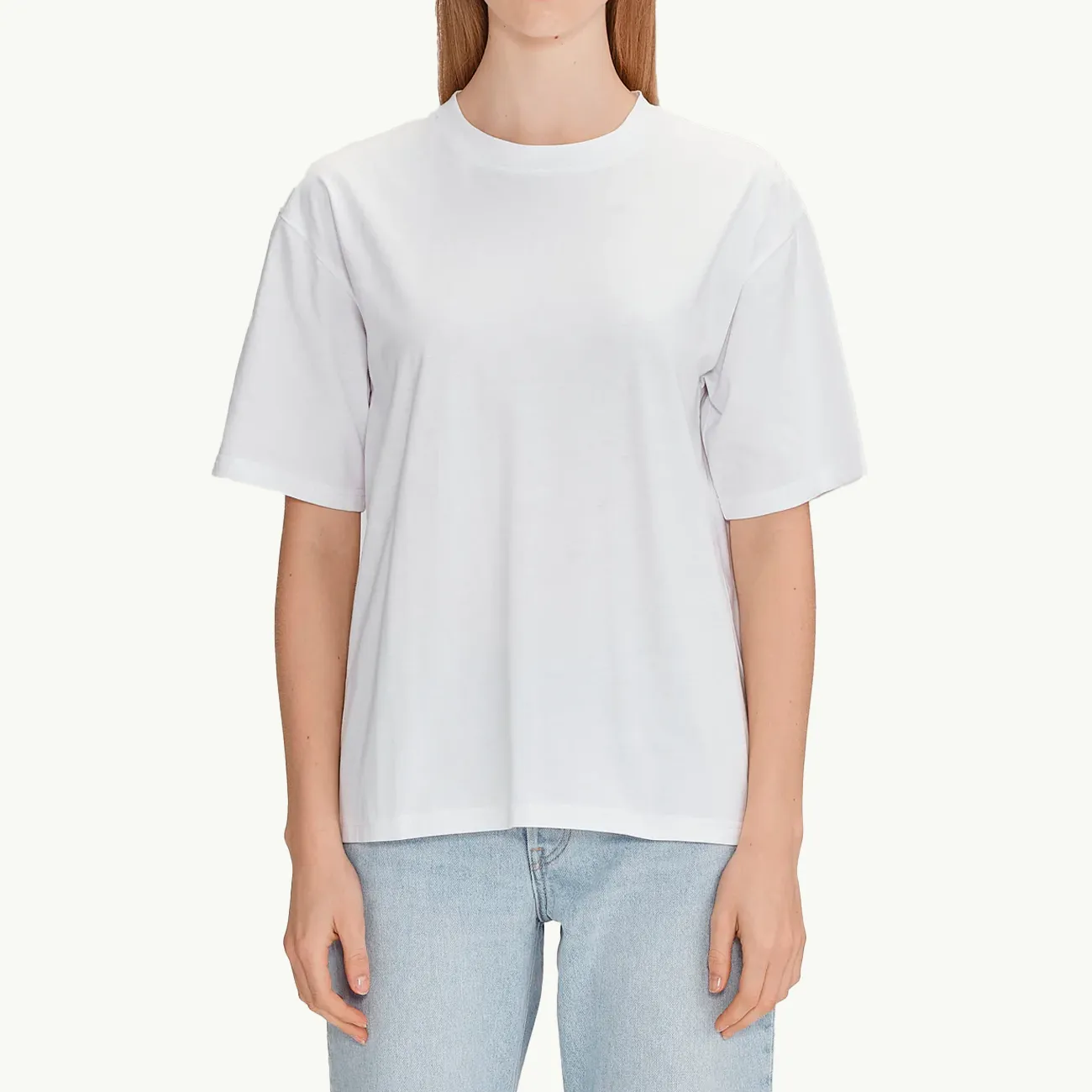 Women's Organic Cotton Relaxed Tee - White