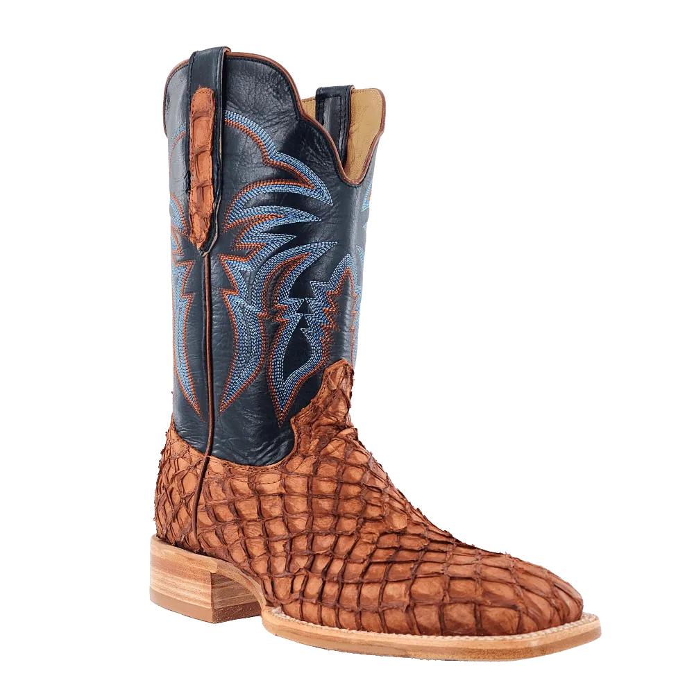 Women's RWL7802 Matte Cognac Pirarucu Western Boots