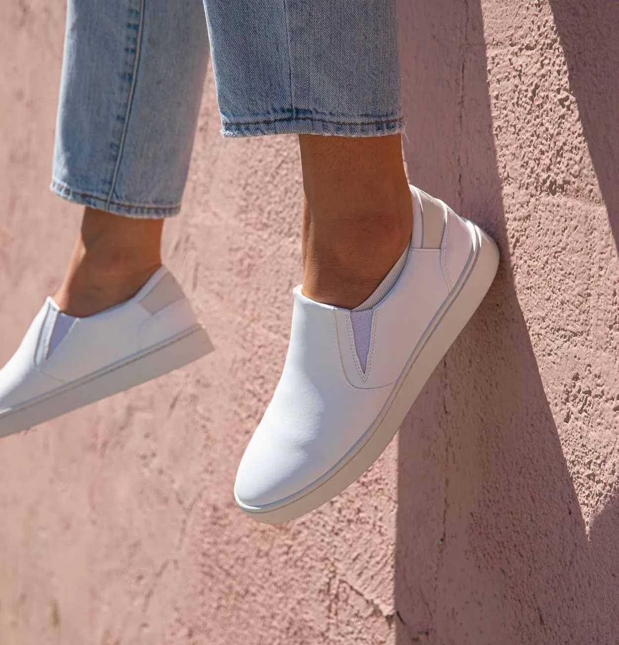 Women's Slip On | White-Starstruck Yellow