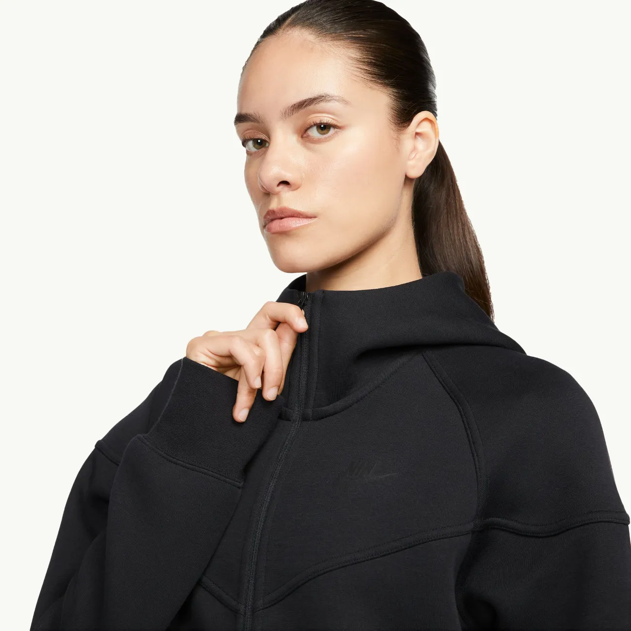 Women's Sportswear Tech Fleece Windrunner Hoody - Black