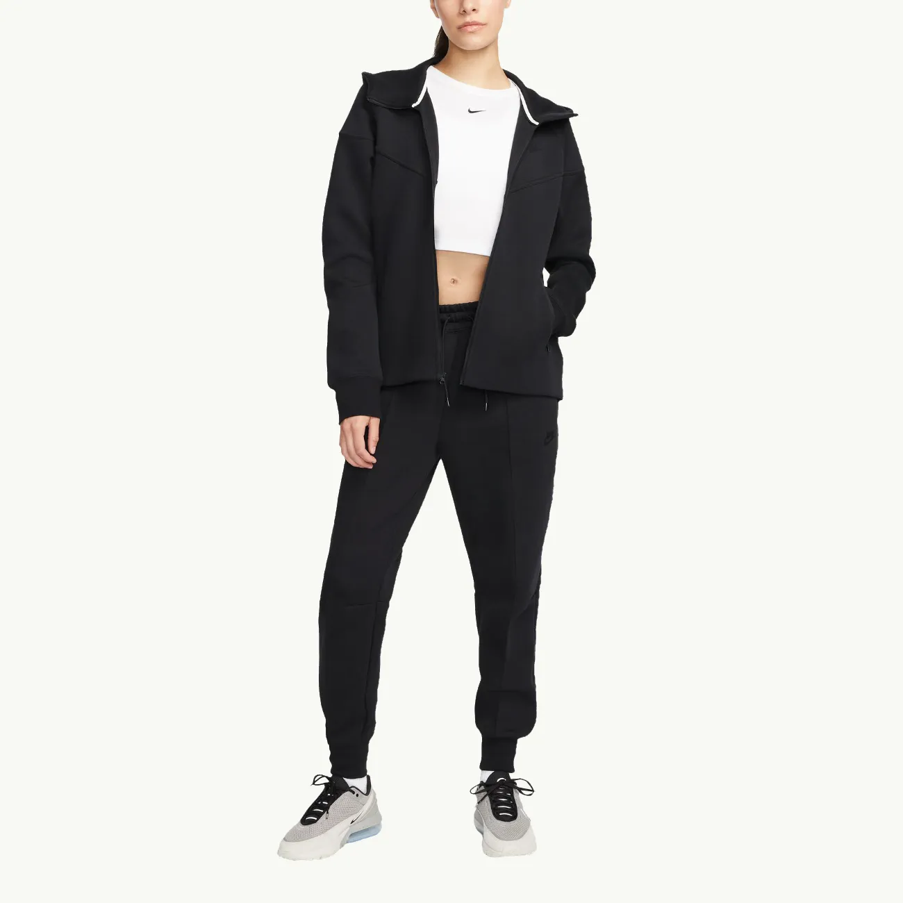 Women's Sportswear Tech Fleece Windrunner Hoody - Black