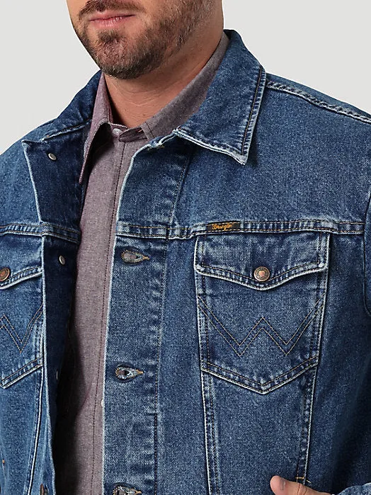 Wrangler Cowhand Jacket - Authentic western style denim jacket for men.