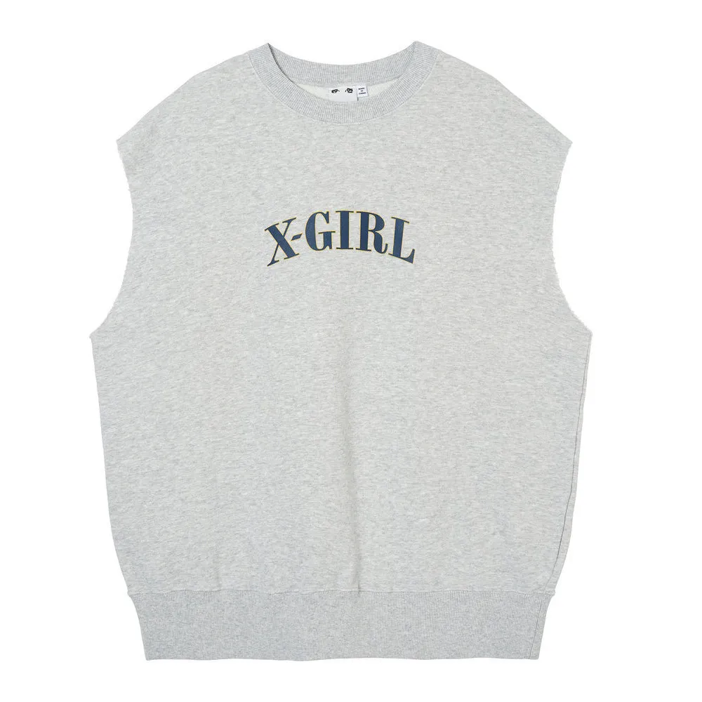 X-girl Crew Neck Cotton Logo Tanks & Camisoles