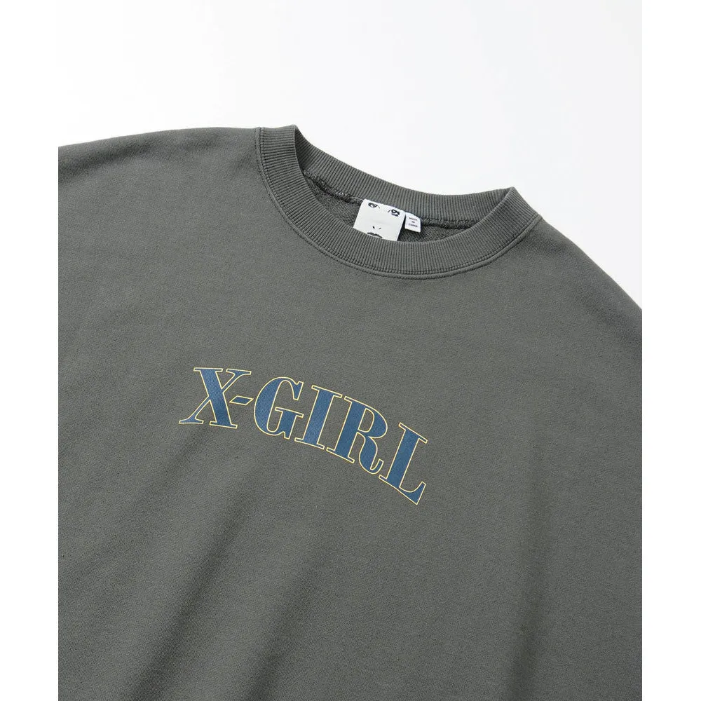 X-girl Crew Neck Cotton Logo Tanks & Camisoles