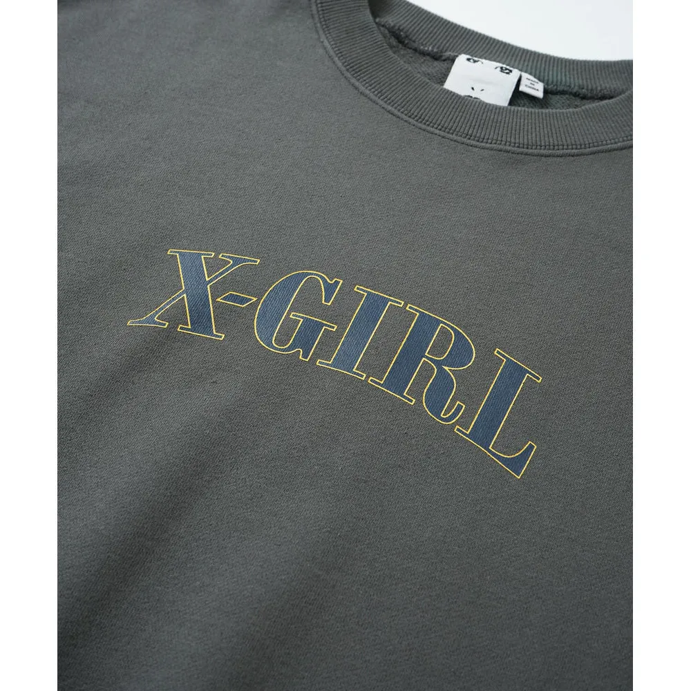 X-girl Crew Neck Cotton Logo Tanks & Camisoles