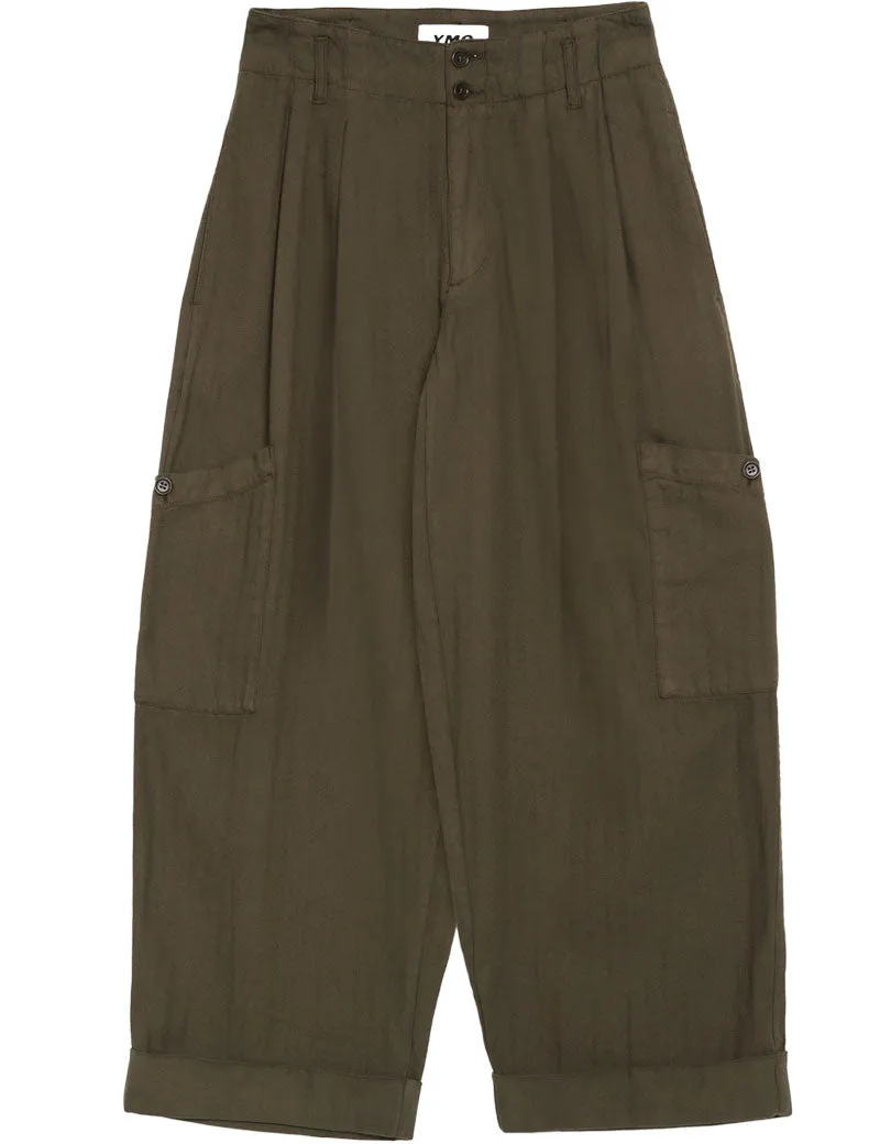 YMC Grease Trousers Olive