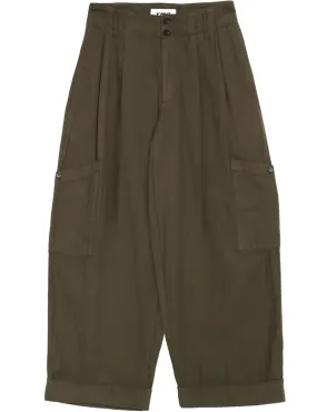 YMC Grease Trousers Olive