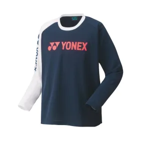 Yonex Japan Long Sleeve Navy Blue Men's Sports Shirt 16610Y