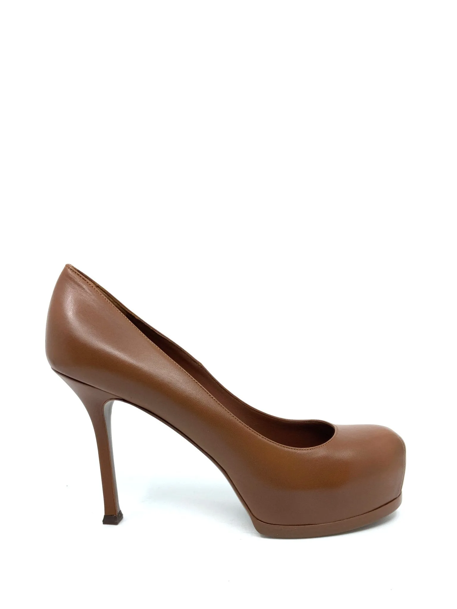 YSL Tribtoo Suede Platform Pumps in Size 7.5