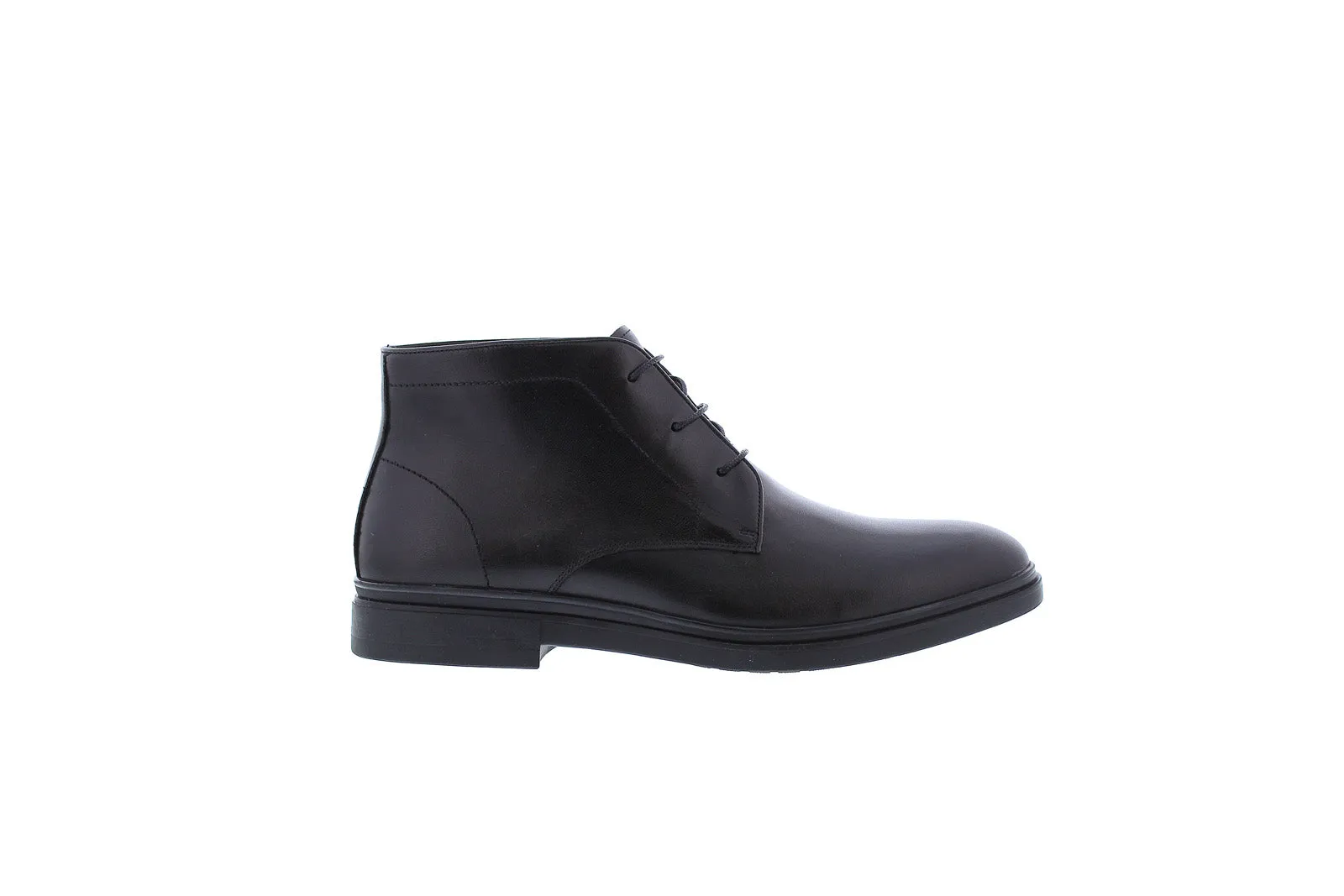 Zanzara Black Leather Chukka Boots for Men - Style ZZ1745B