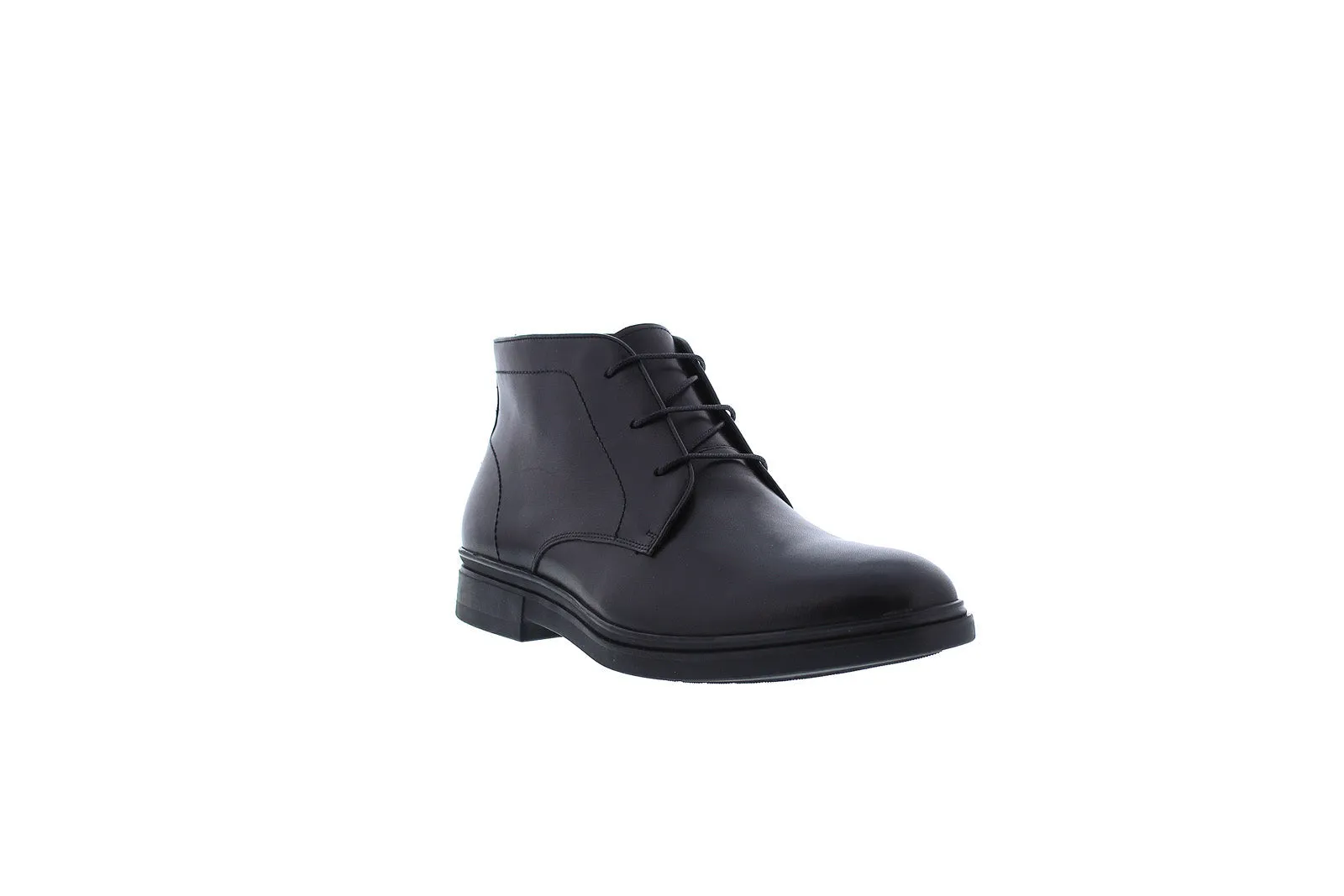 Zanzara Black Leather Chukka Boots for Men - Style ZZ1745B