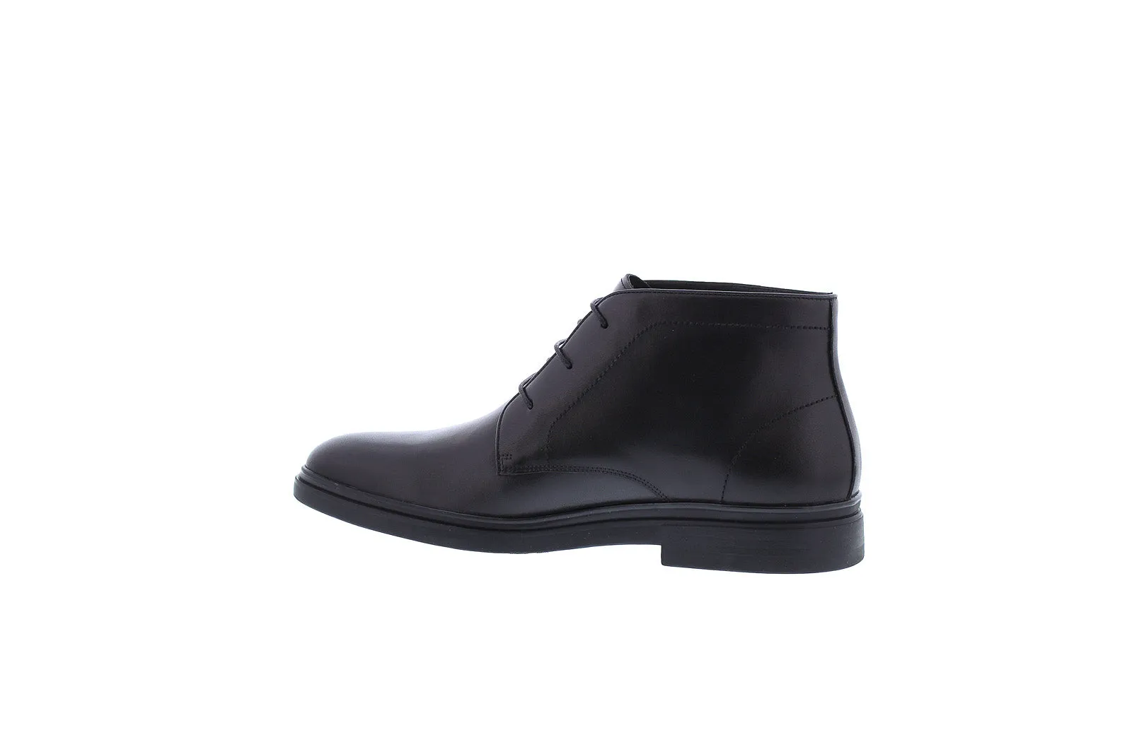 Zanzara Black Leather Chukka Boots for Men - Style ZZ1745B