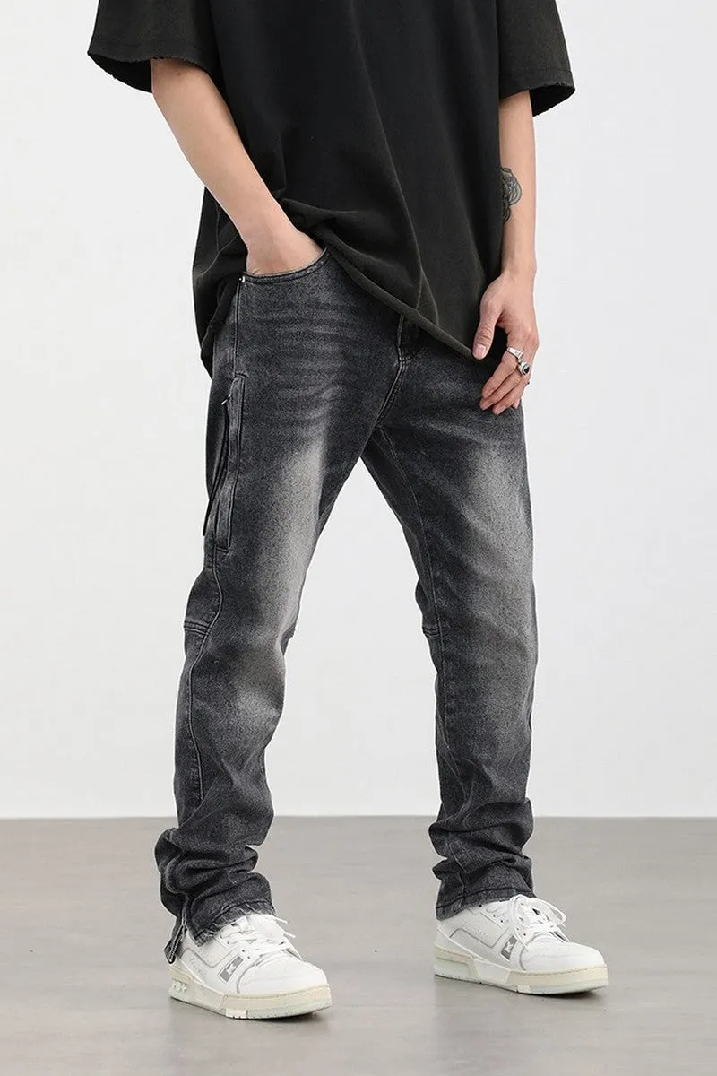 Zipper Regular Jeans